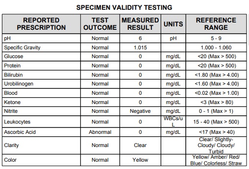 urinalysis lab report example